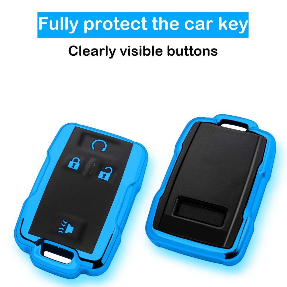 Kirsnda four-button fob compatibility for GMC/Chevy with seamless function