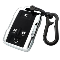 Kirsnda Chevrolet keyfob with silver buckle protects your fob from scratches.