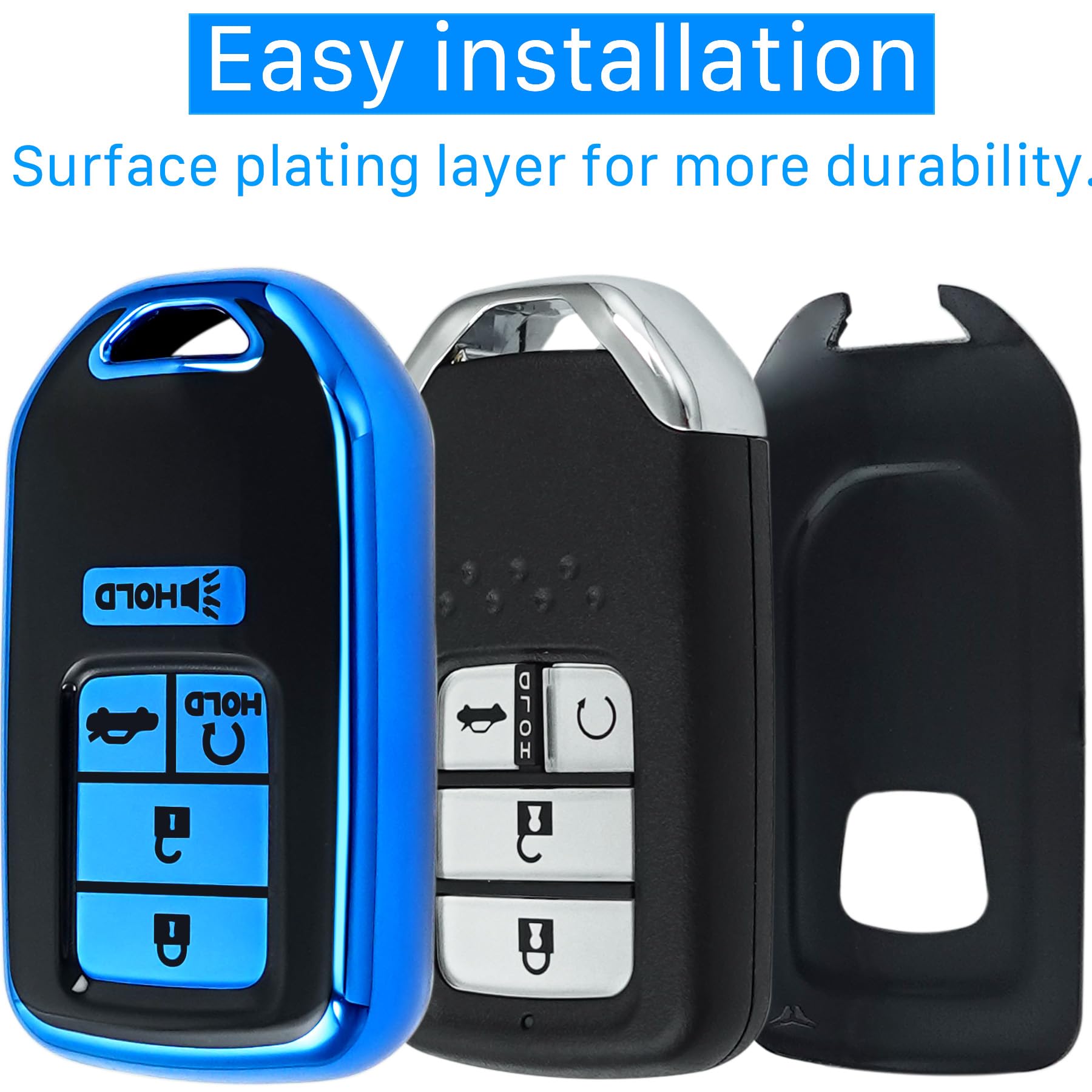 Kirsnda key fob installation demonstration shows easy fit.