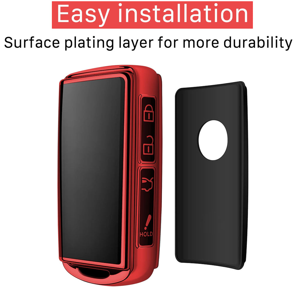 Kirsnda key shell easy install red for seamless setup