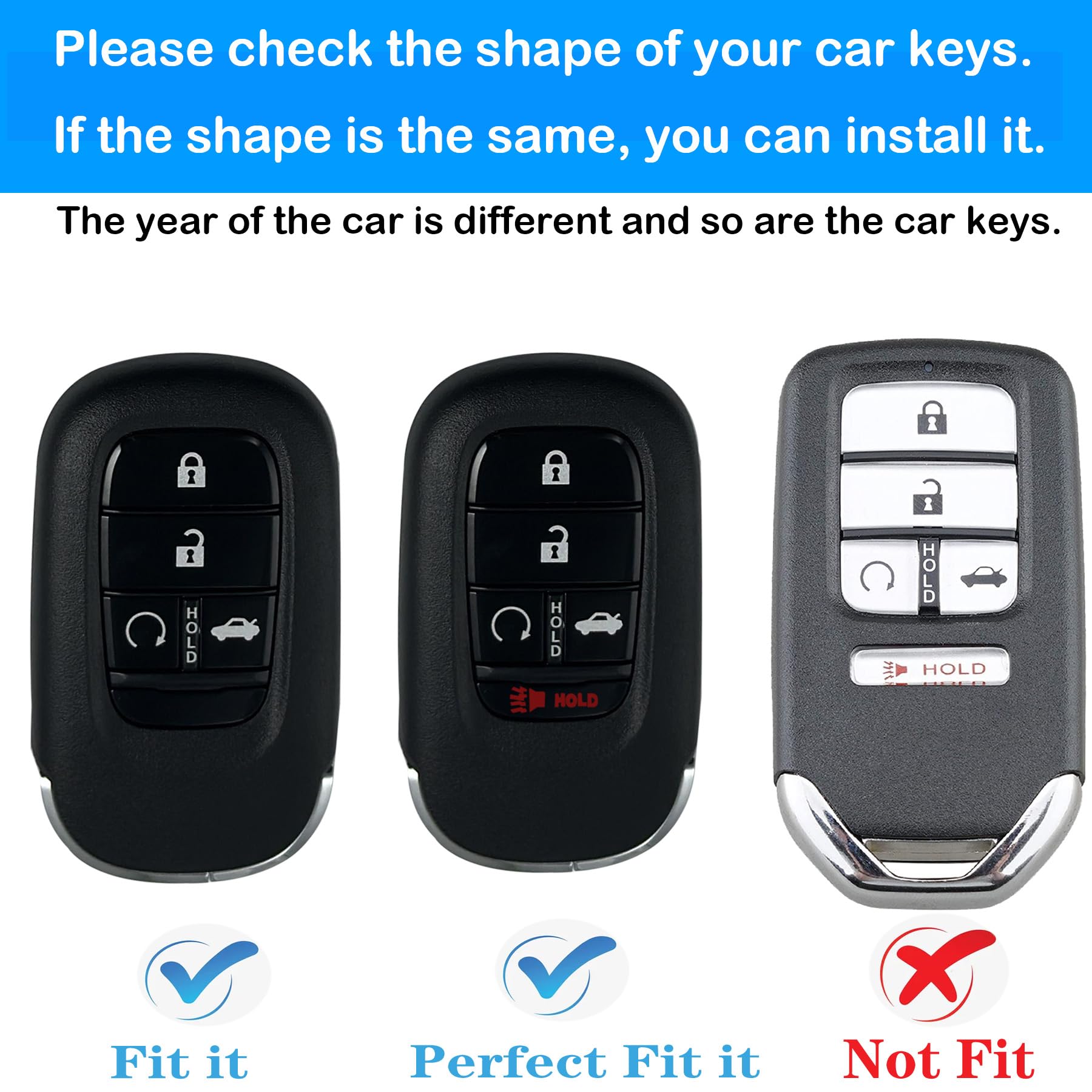 Kirsnda metal keychain included with the key case for secure carry