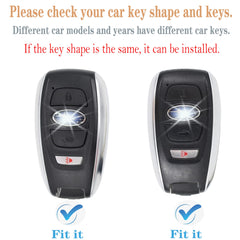 Kirsnda blue 4-button fob case preserves signal and fits BRZ, Forester, and more.