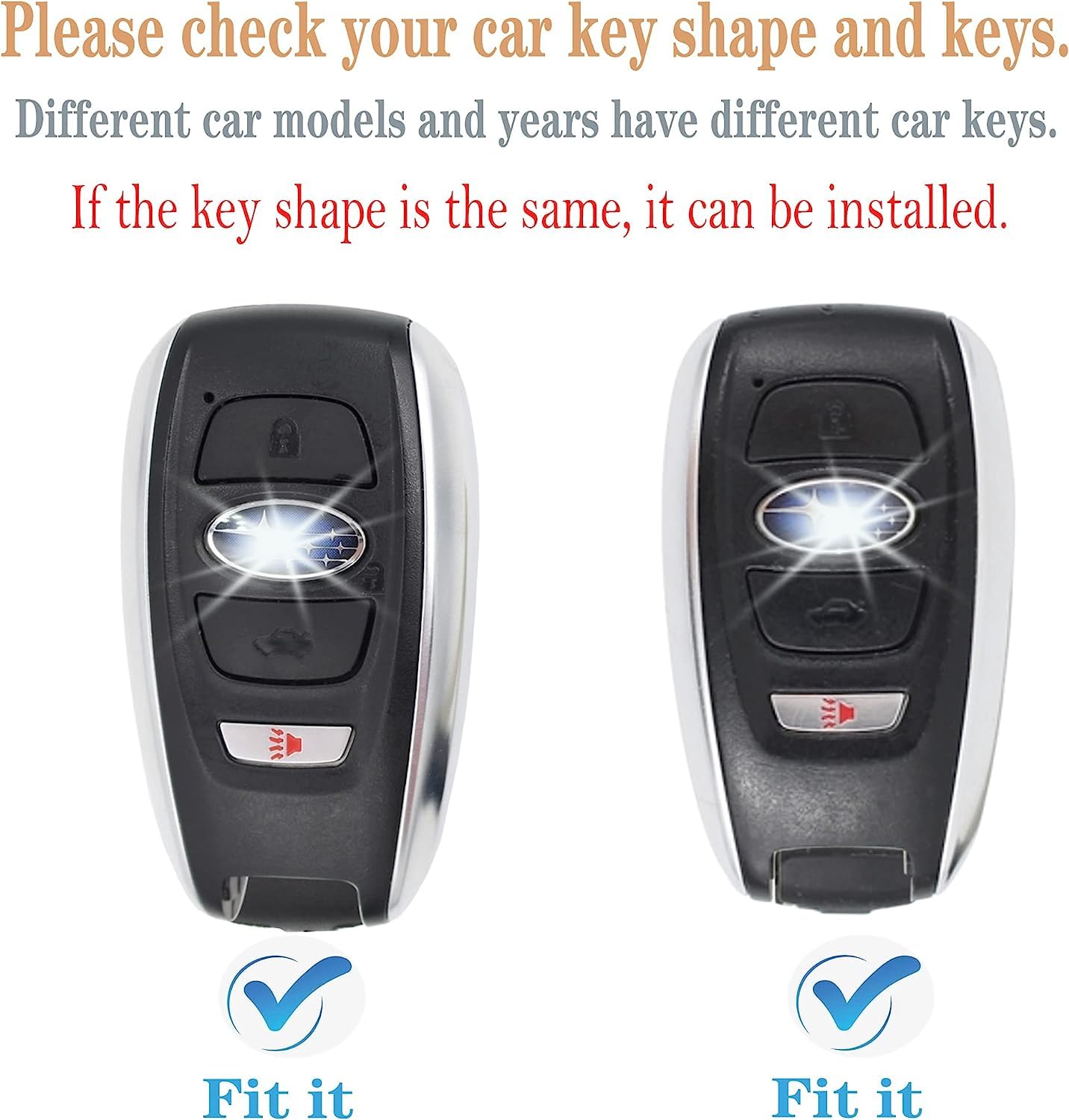 Kirsnda Subaru green key fob cover, side view, adds slim, pocket-friendly protection.