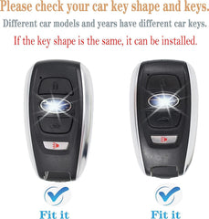 Kirsnda Subaru green key fob cover, side view, adds slim, pocket-friendly protection.