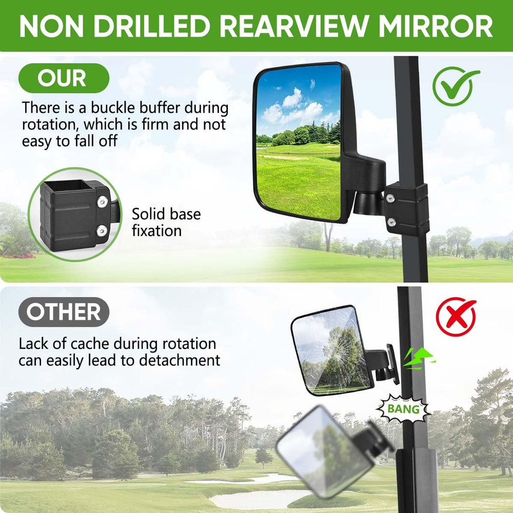KISEER durable plastic and corrosion-resistant glass for outdoor use.