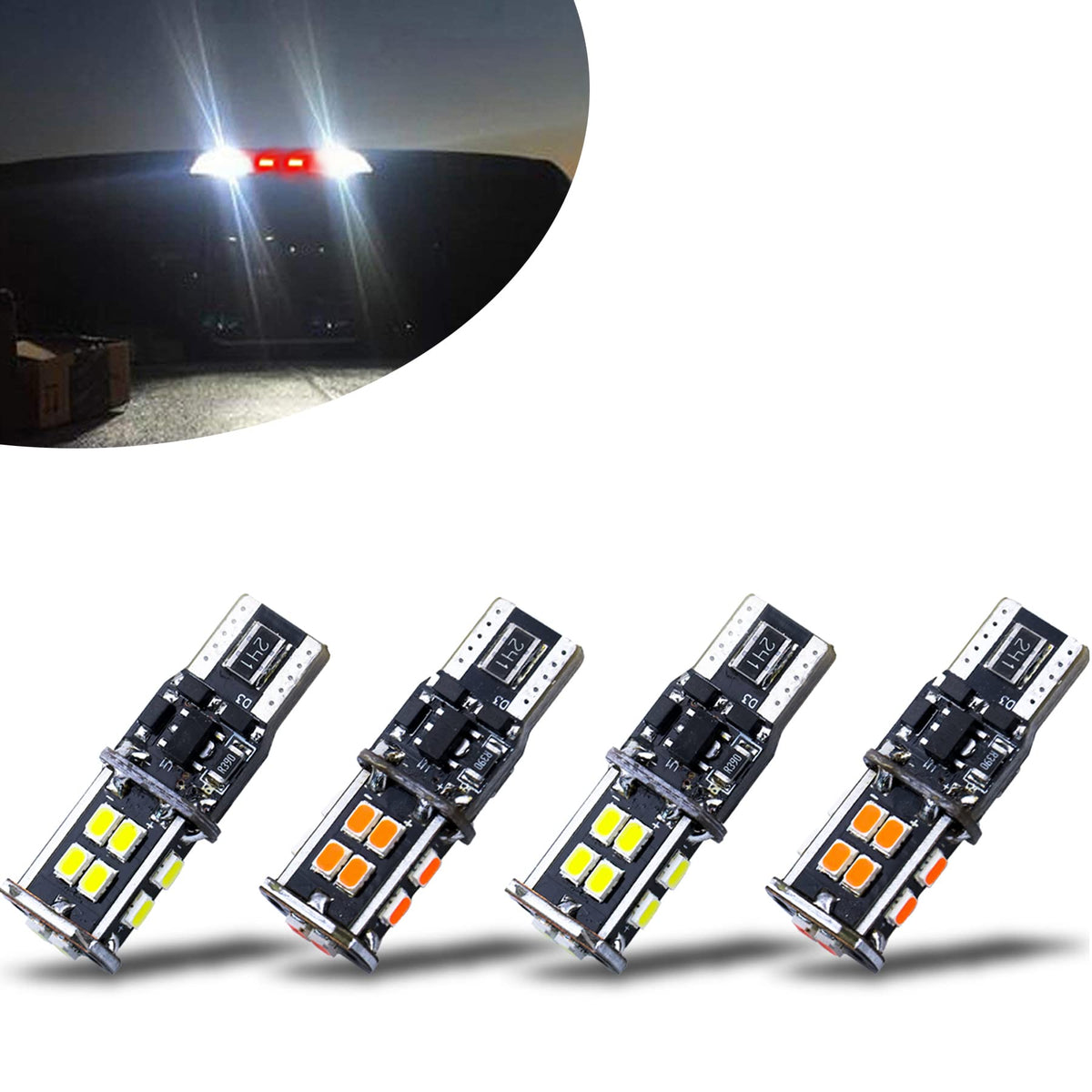 KISLED 12-24V white clearance bulb left improves daytime visibility