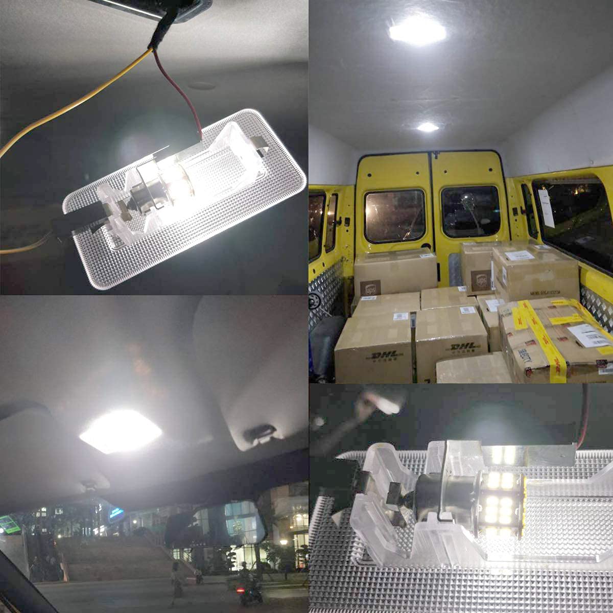 KISLED bulbs deliver about 800 lumens per bulb for ample cabin lighting.