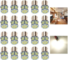 KISLED RV interior LED bulbs for brighter cabin lighting and energy efficiency.