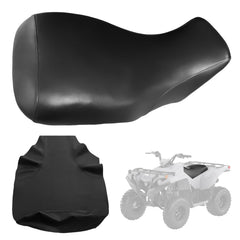 Kistrba ATV seat cover replacement for Big Bear 400 front view showing a seamless fit