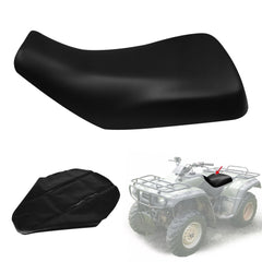 Kistrba leather seat cover on Honda TRX350 Rancher, front view, durable protection.