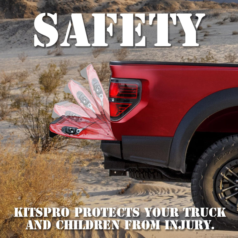 Ford F-250/F-350 setup using KitsPro tailgate assist