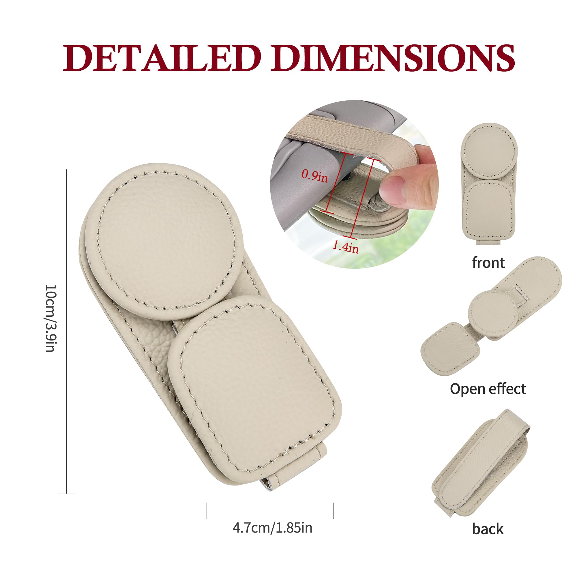 KIWEN magnetic closure enables fast, one-hand retrieval of sunnies.
