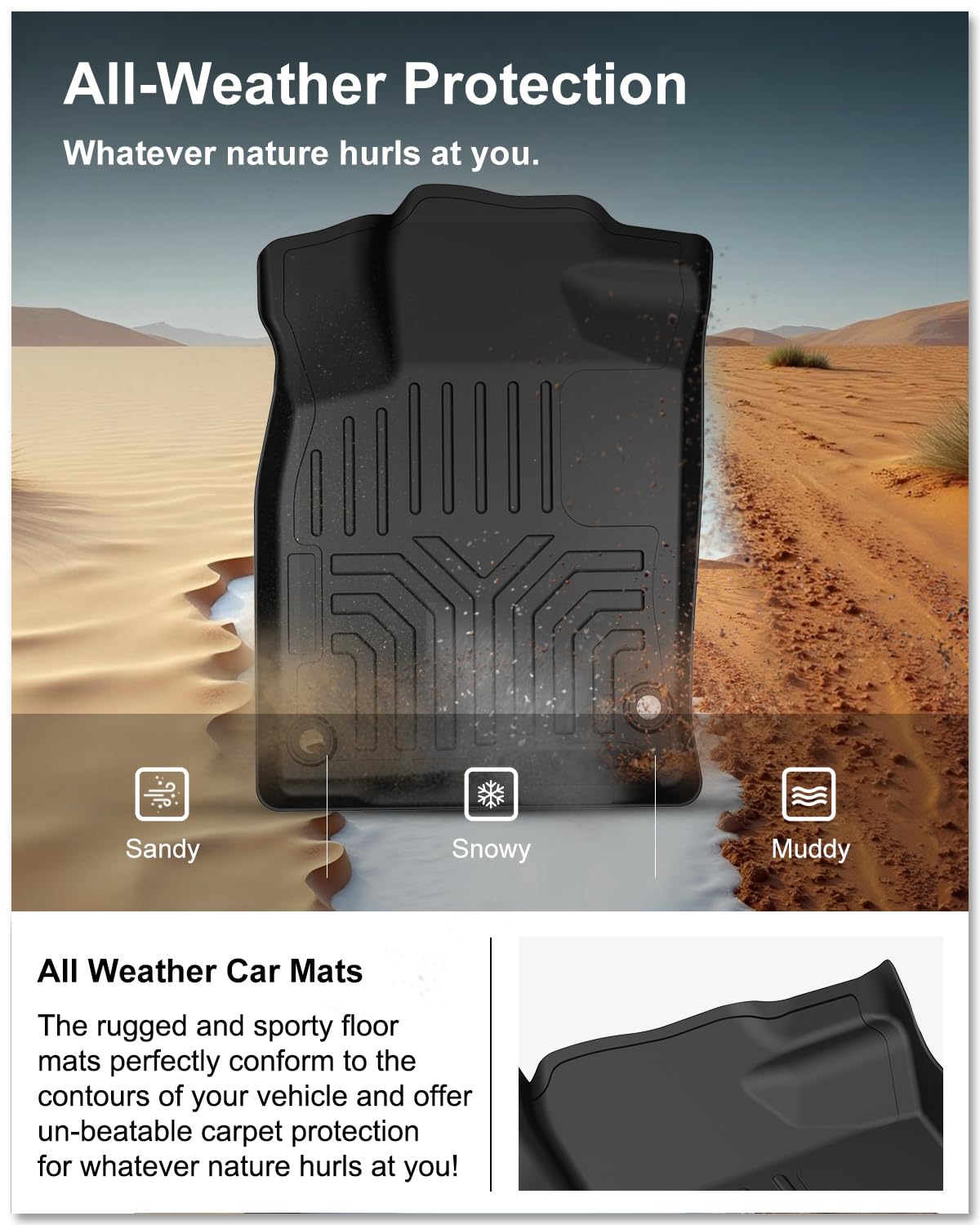 Kiwi Master Civic floor mats contour-fit for snug installation and carpet protection