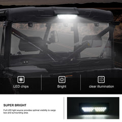 Kiwi Master full LED array provides bright rear lighting for safety and clarity