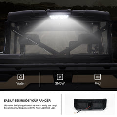 Kiwi Master weatherproof ABS housing protects the rear light in harsh conditions