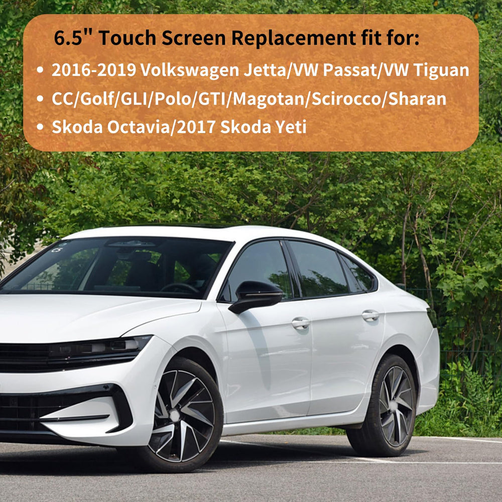 Kixfwpy replacement digitizer with 40-pin interface for VW radios.