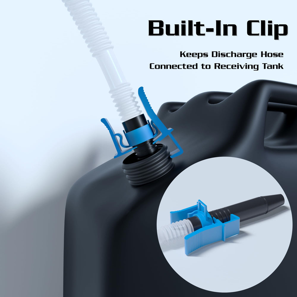 KJE 2-foot hoses and 1-inch suction tubes ready for use