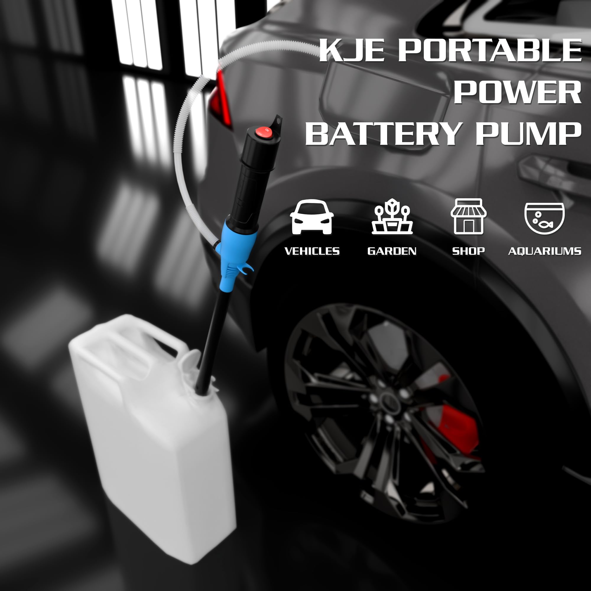 KJE battery compartment with batteries ready for operation