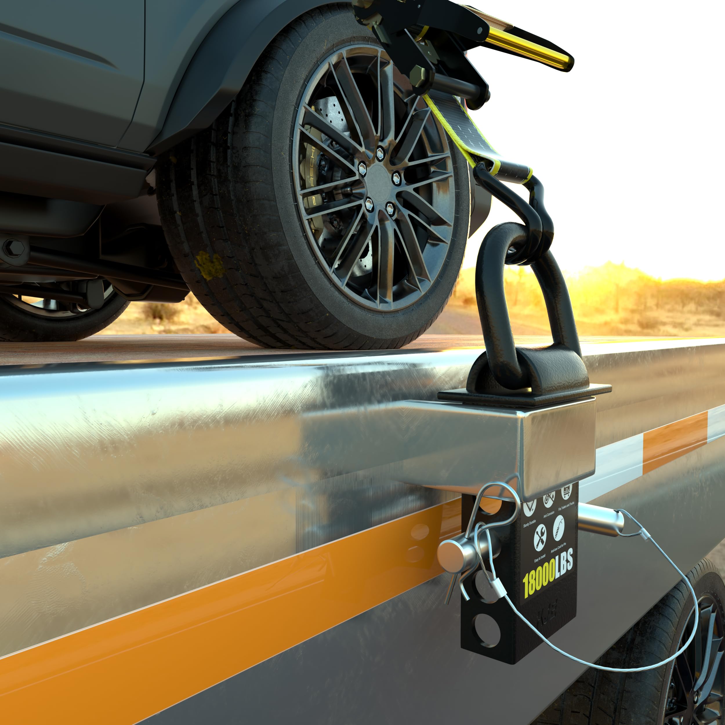 Flush-mount installation demonstrates versatile fit on flatbeds.