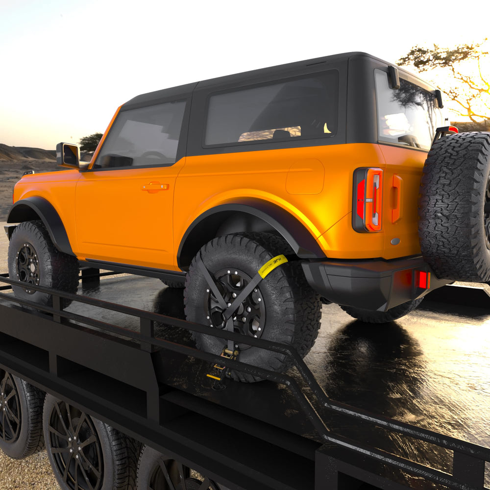 KJE storage bag keeps the 4-pack organized for quick trailer setups.