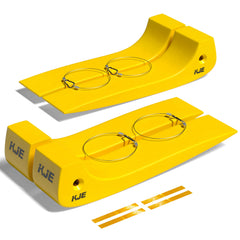KJE Tire Skates 4-pack ready for heavy-duty vehicle recovery and towing.