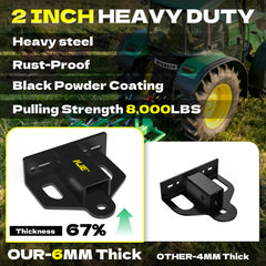 KJE hitch with magnetic pins enables quick securement for trailers and implements