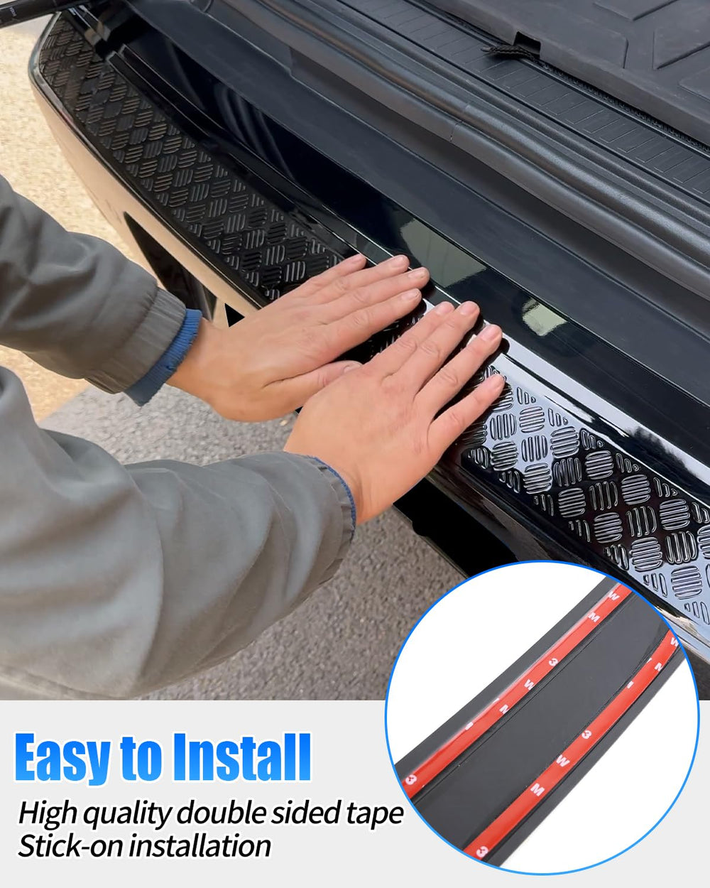 KKTR-CAR Defender rear bumper fit maintains seamless lines