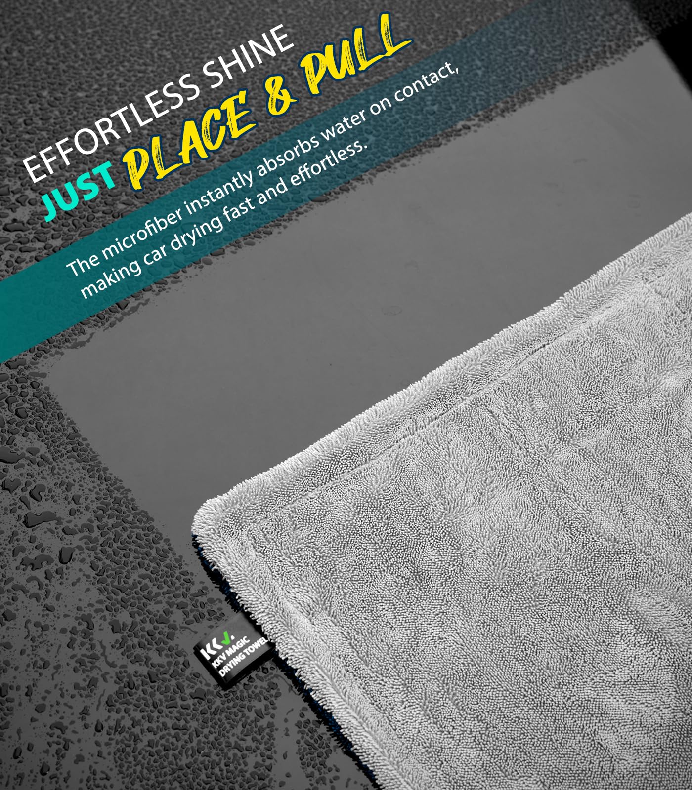 KKV machine-washable towel remains absorbent after repeated cleanings.