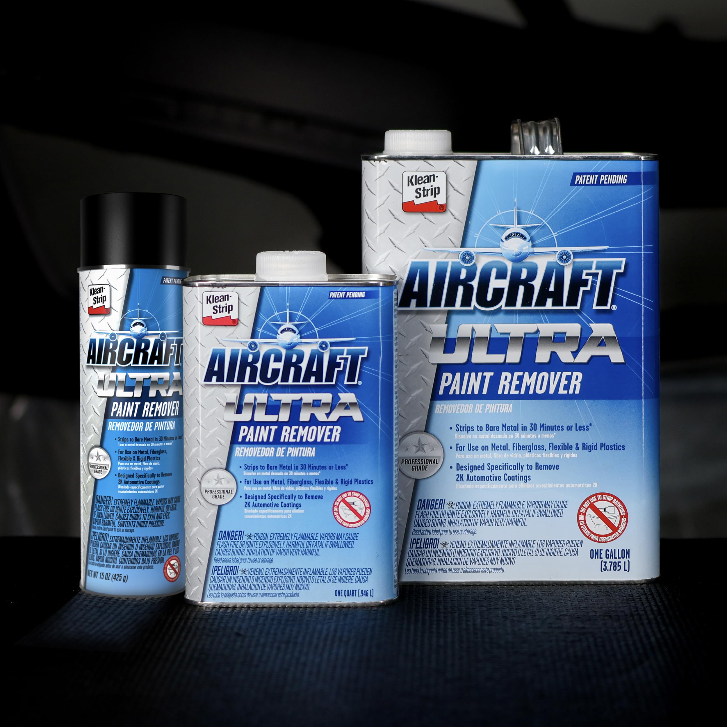 KLEAN-STRIP Aircraft Ultra provides fast-acting removal in a 15 oz can.