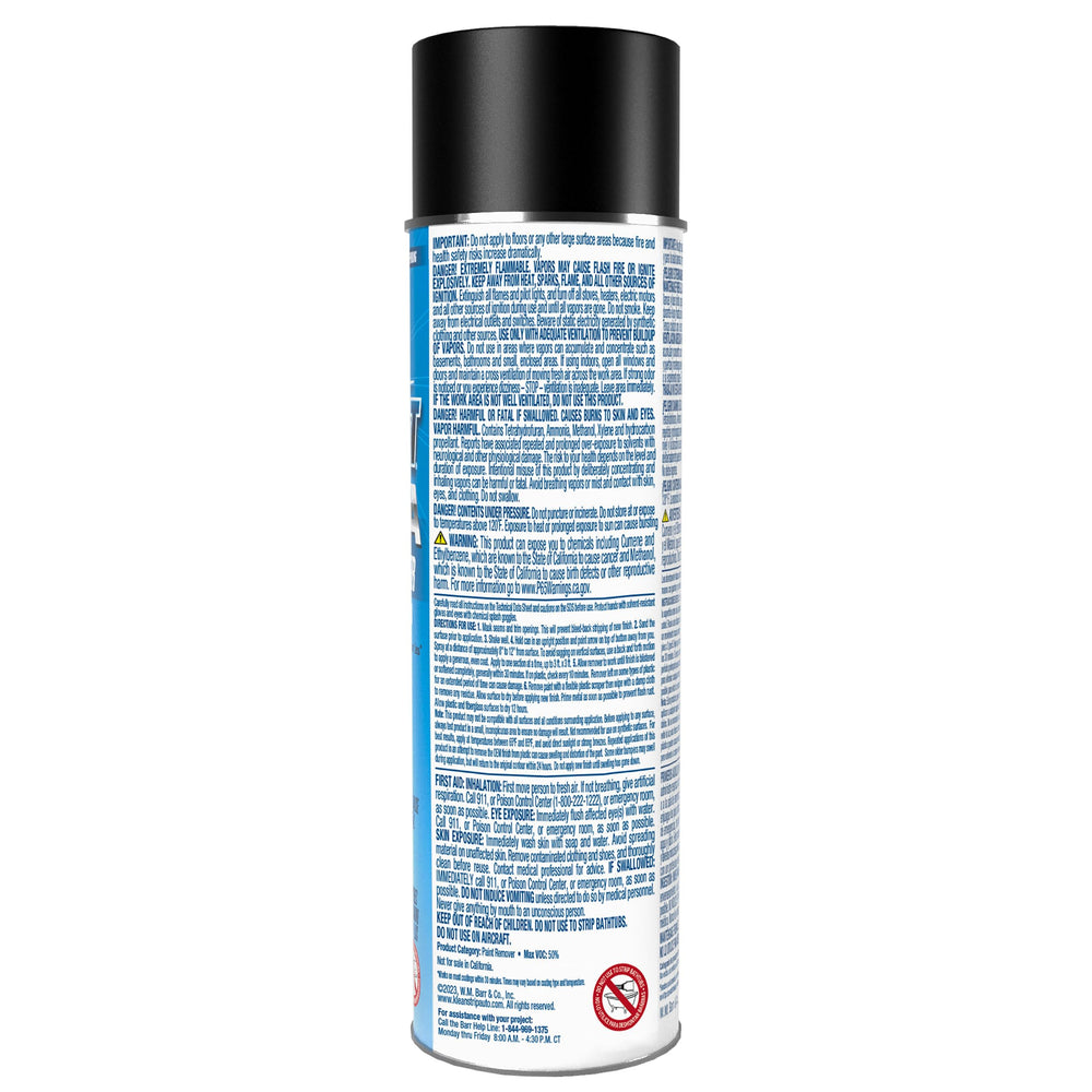 KLEAN-STRIP Aircraft Ultra visibly lifts paint from surfaces for efficient stripping.