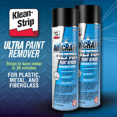 KLEAN-STRIP Aircraft Ultra tackles tough 2K coatings on metal, fiberglass, and plastics.