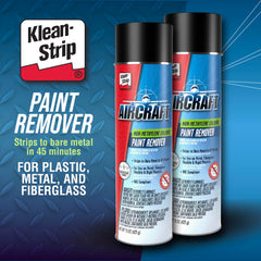 KLEAN-STRIP paint remover clings to vertical surfaces for easier work.