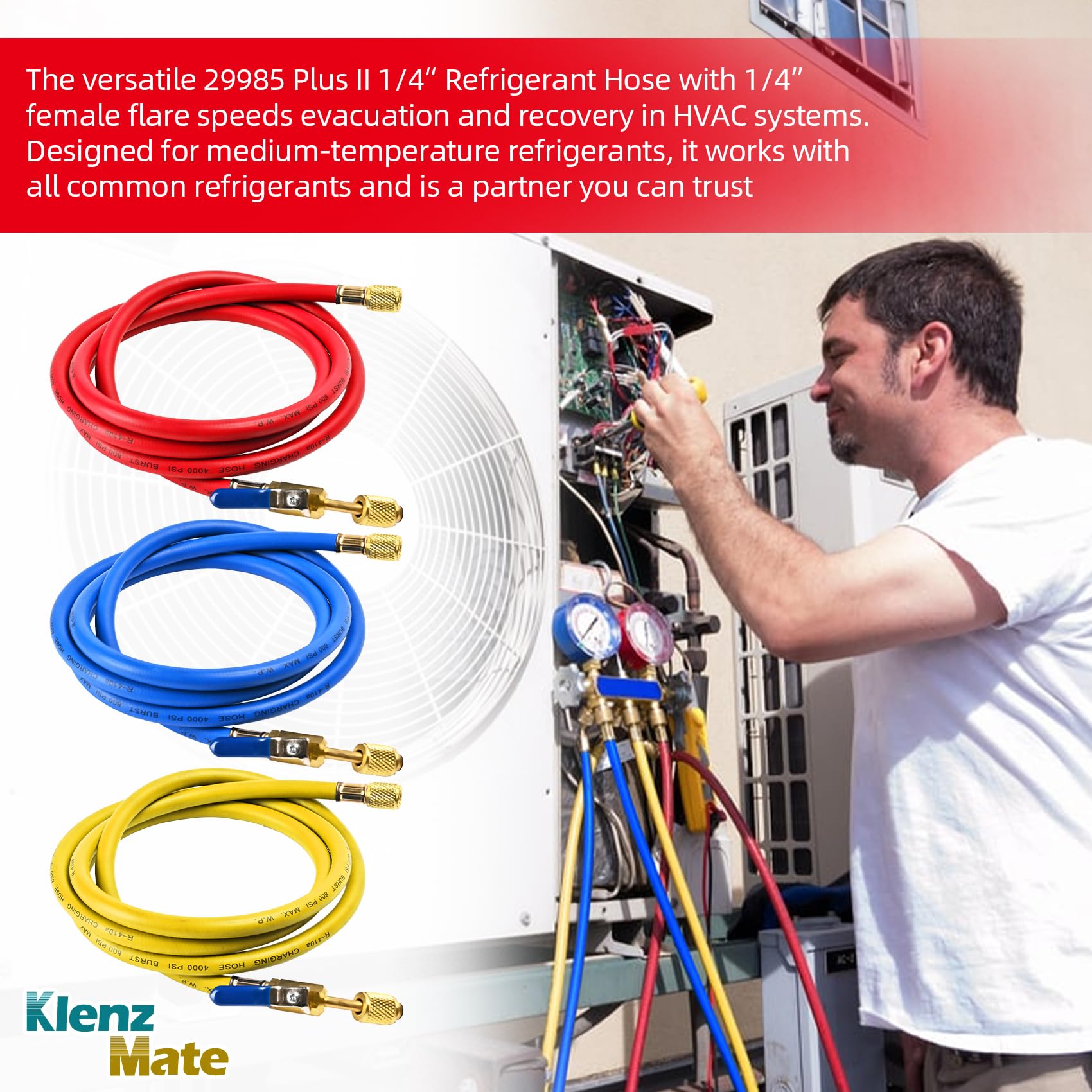 KlenzMate 29985 Plus II high-pressure capability up to 4000 psi