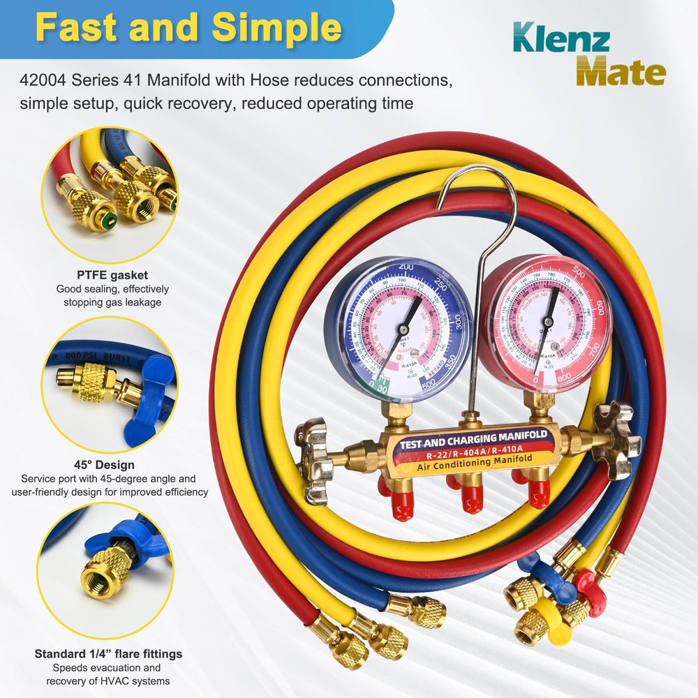 KlenzMate dust plug and wrench kit supports quick setup.