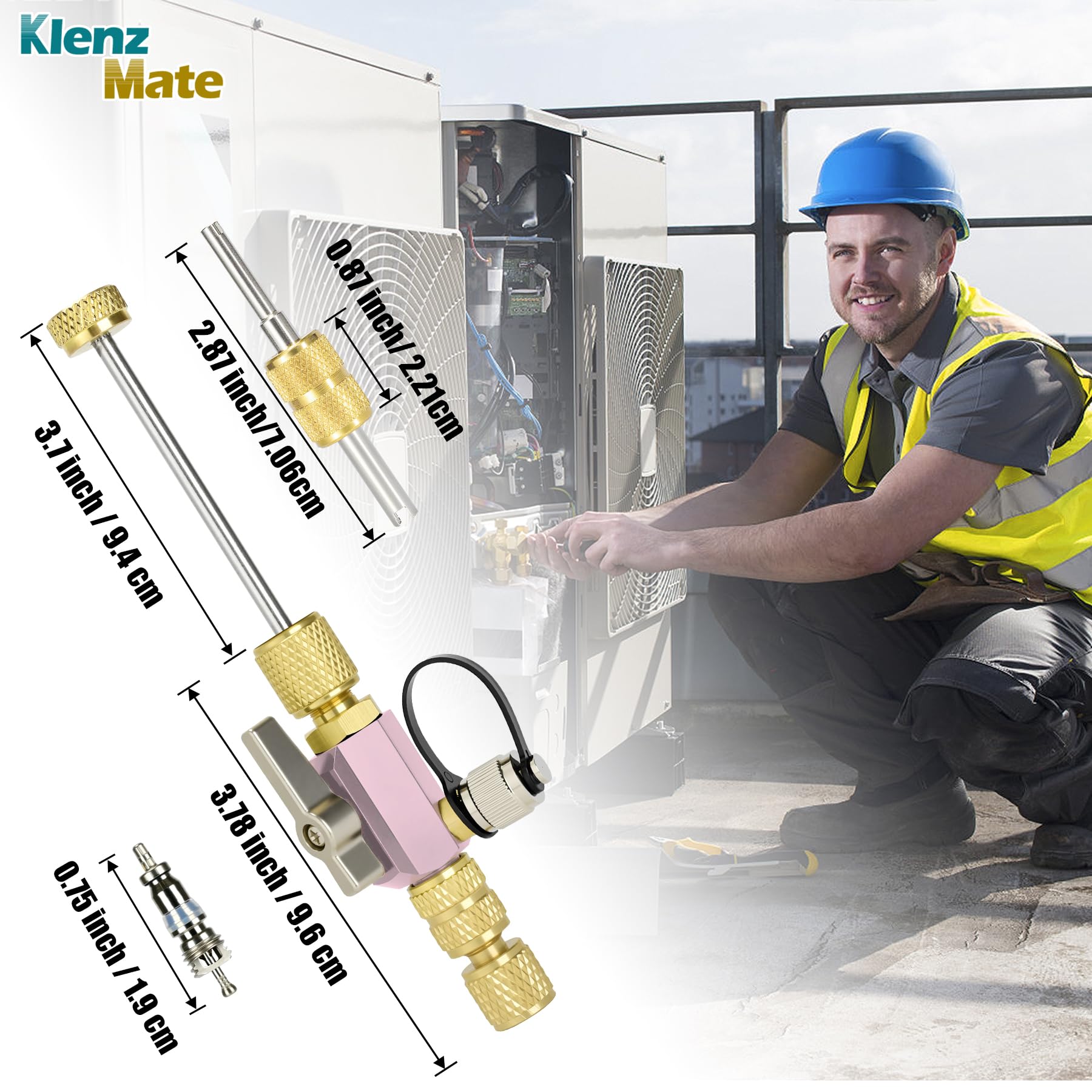 Compatible with HVAC and refrigeration systems for versatile maintenance.