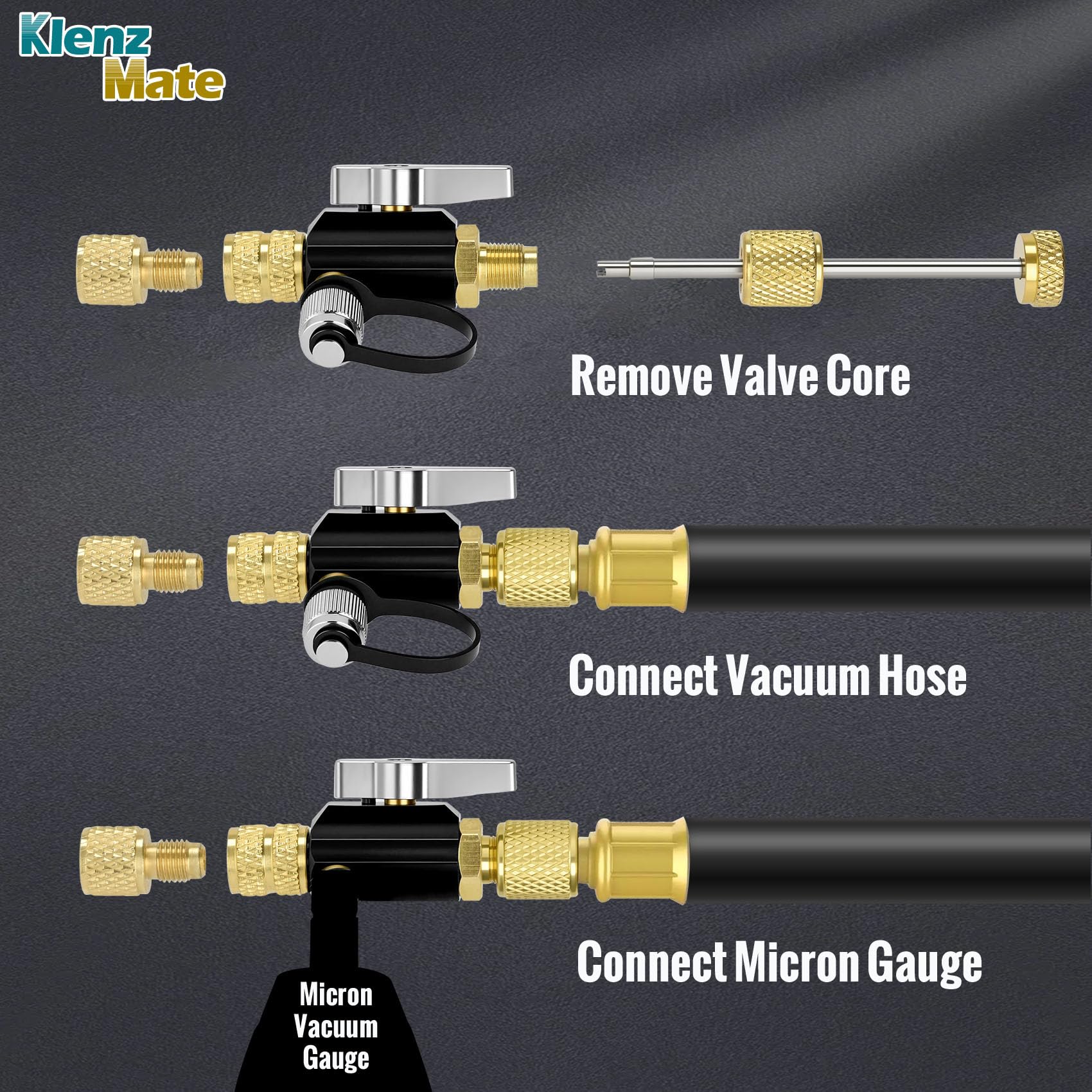 KlenzMate magnetic cap aids placement during service