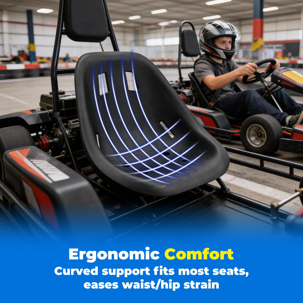 KLLJRFW go kart seat universal fit suits go-karts, drift cars, and more