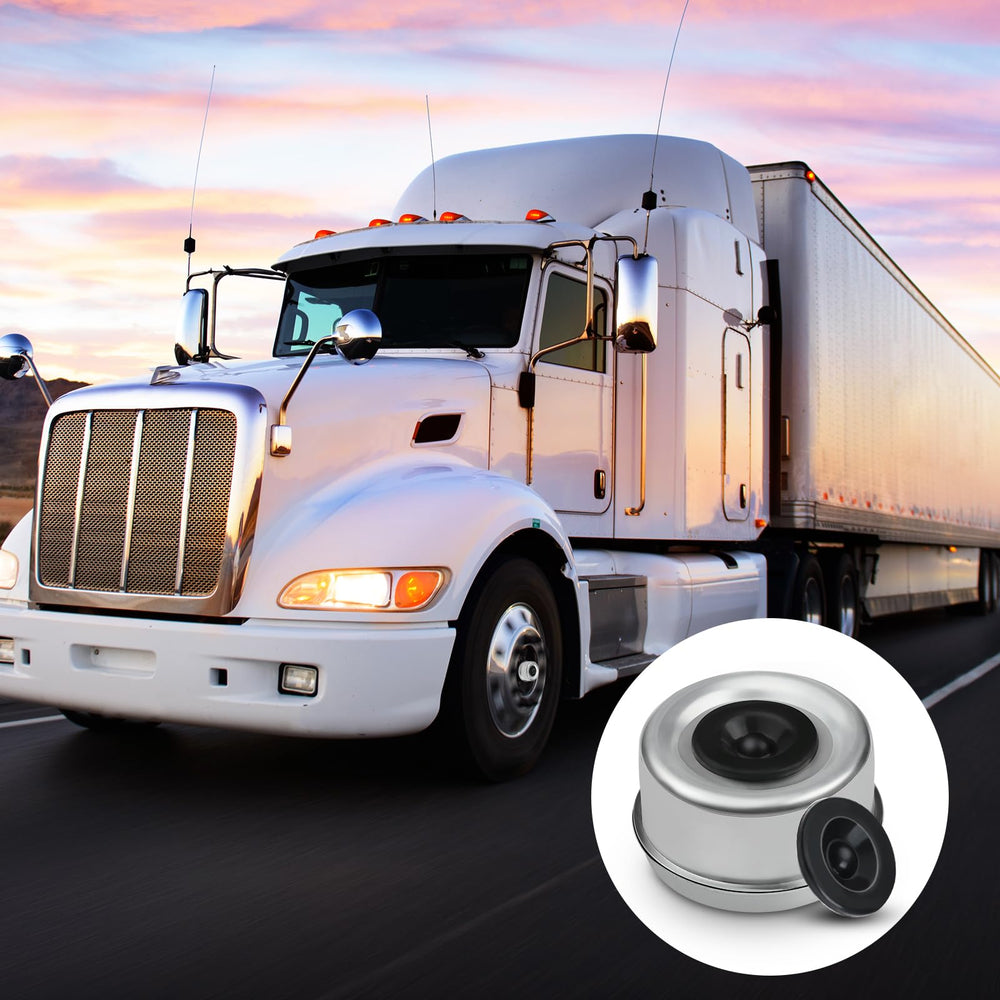 Klmnduo 7000-8000 lb trailer hub cap fits standard axles