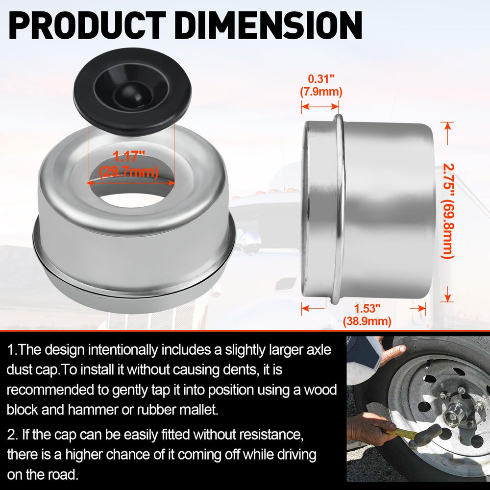 Klmnduo EZ Lube compatible dust cap boosts ease of maintenance