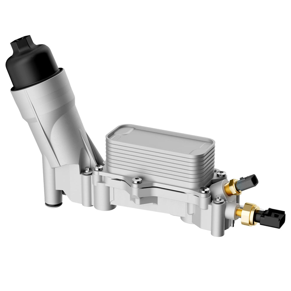 KLN PERFORMANCE 926-876 upgraded aluminum oil filter housing, durable replacement for plastic OEM