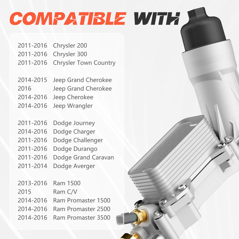 KLN PERFORMANCE oil cooler integrated with housing for temperature management