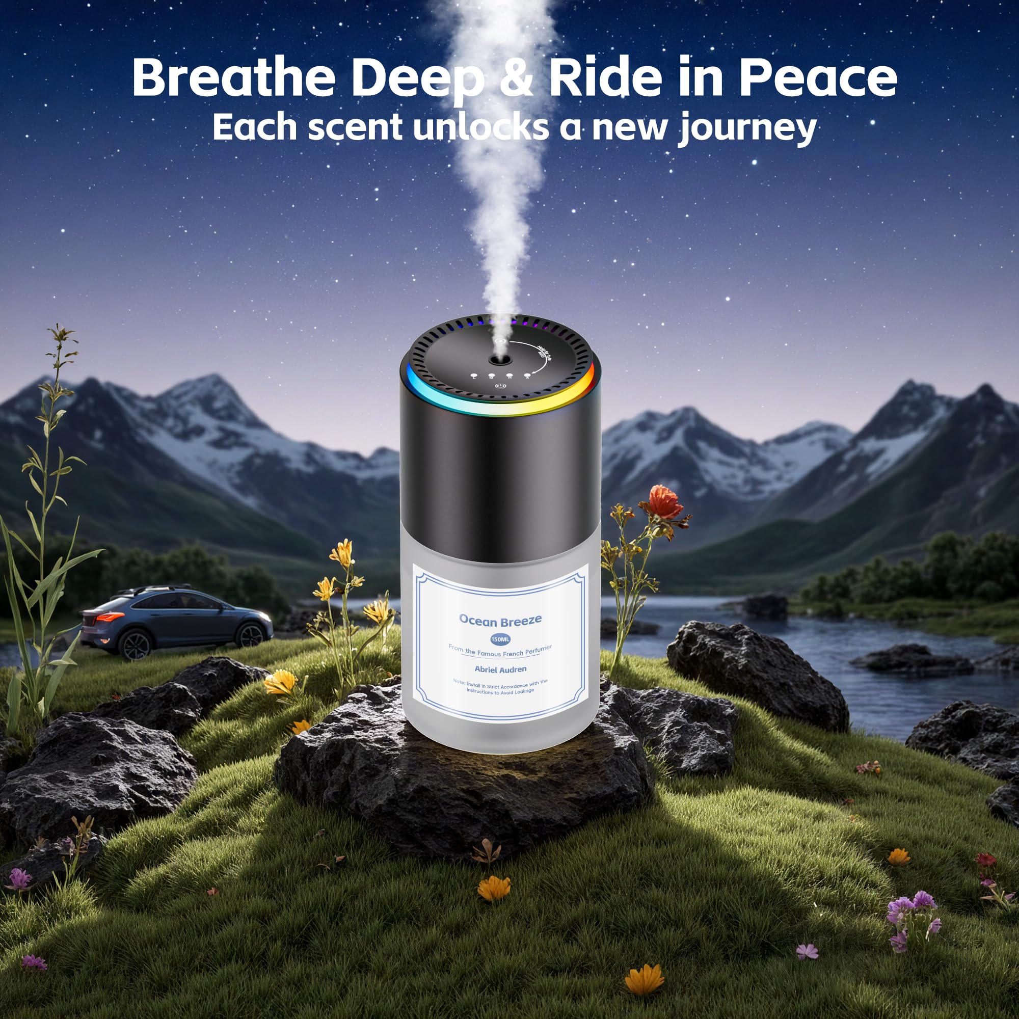 Klomsuw Oceans motion sensor activates mist when the engine starts.