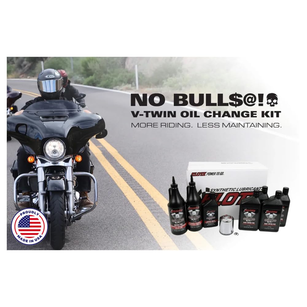 Klotz oil change kit box displays components ready for quick, 6-quart service.