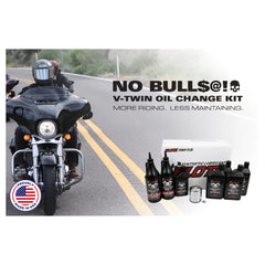 Klotz oil change kit packaging ready for maintenance on Indian PowerPlus bikes.