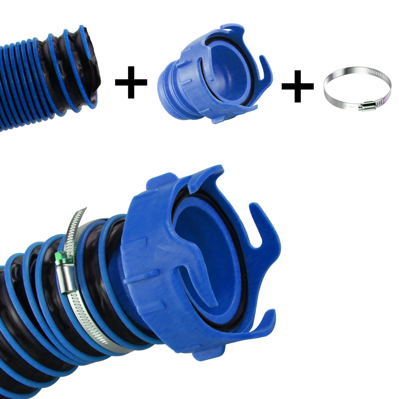 klpdst extend hose in action shows extended reach to hard-to-reach dump sites.