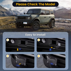 Klutchtech 6th-gen Bronco compatibility ensures a secure fit.