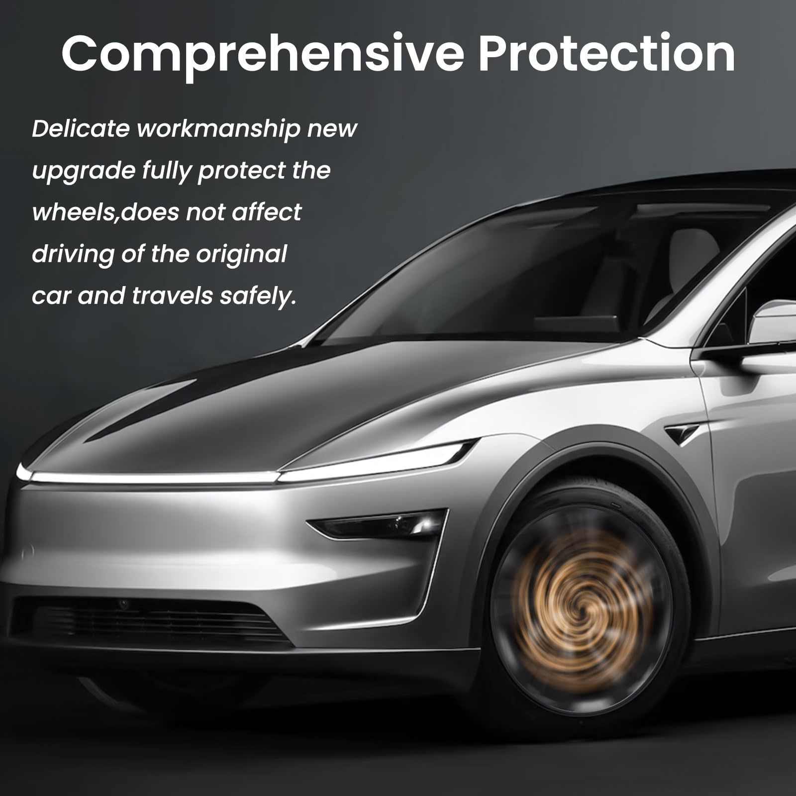 Klutchtech Juniper-compatible wheel covers refresh your Model Y look.