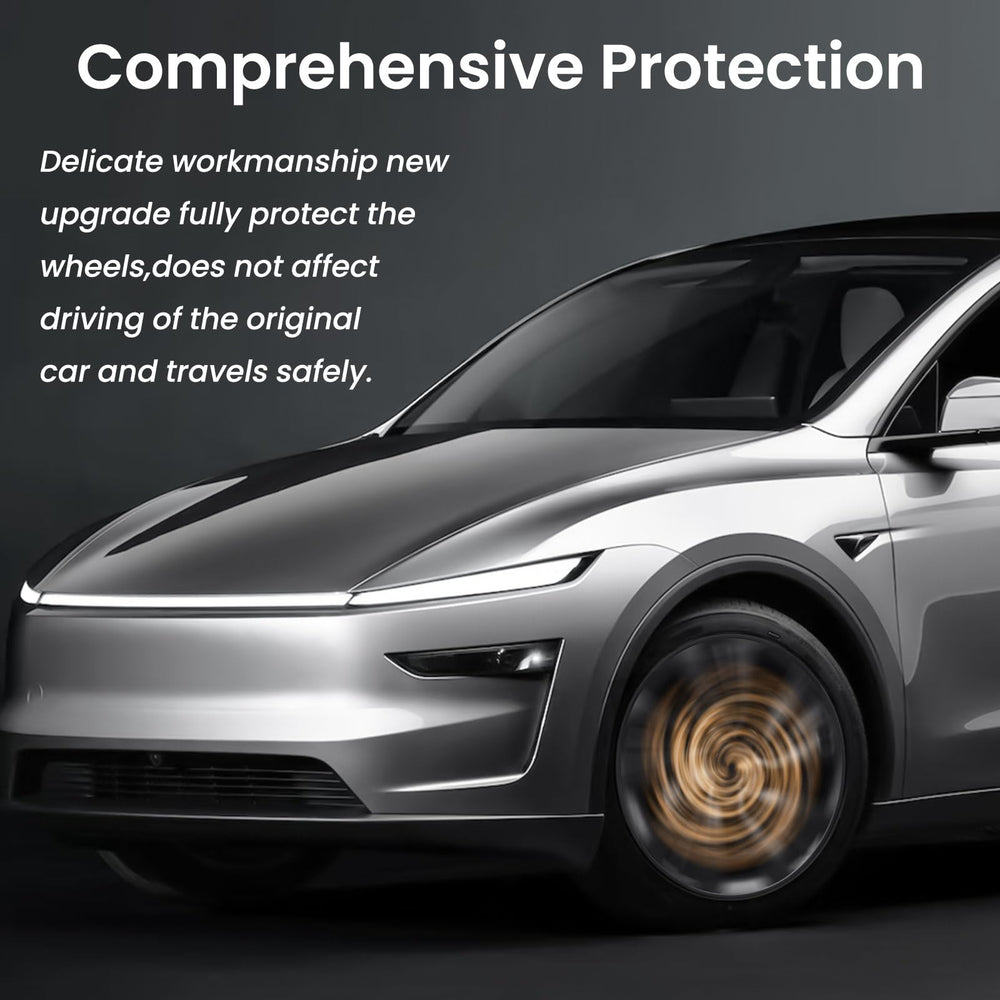 Klutchtech Juniper-compatible wheel covers refresh your Model Y look.