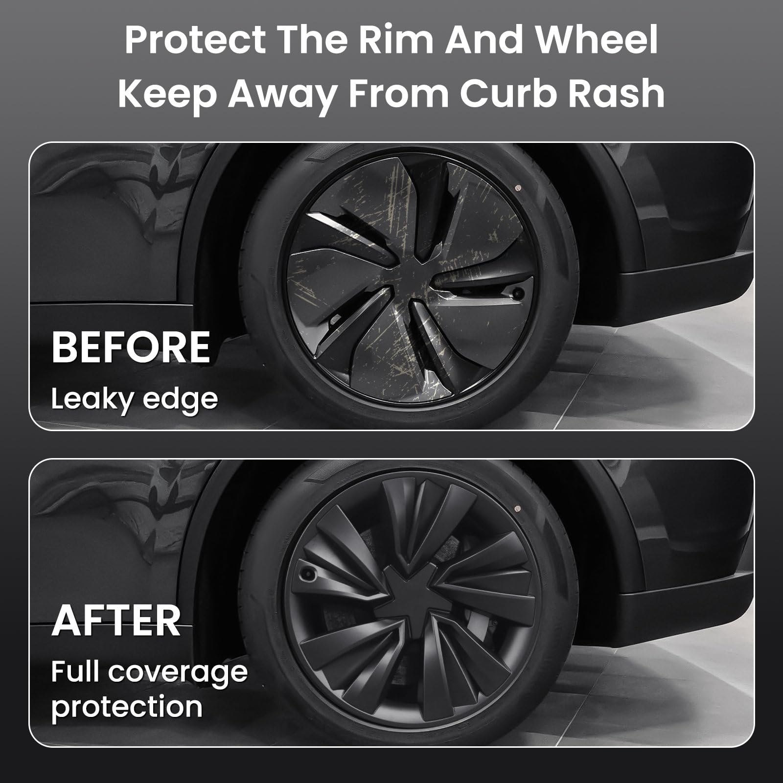 Klutchtech installation of wheel covers snaps into place in minutes.