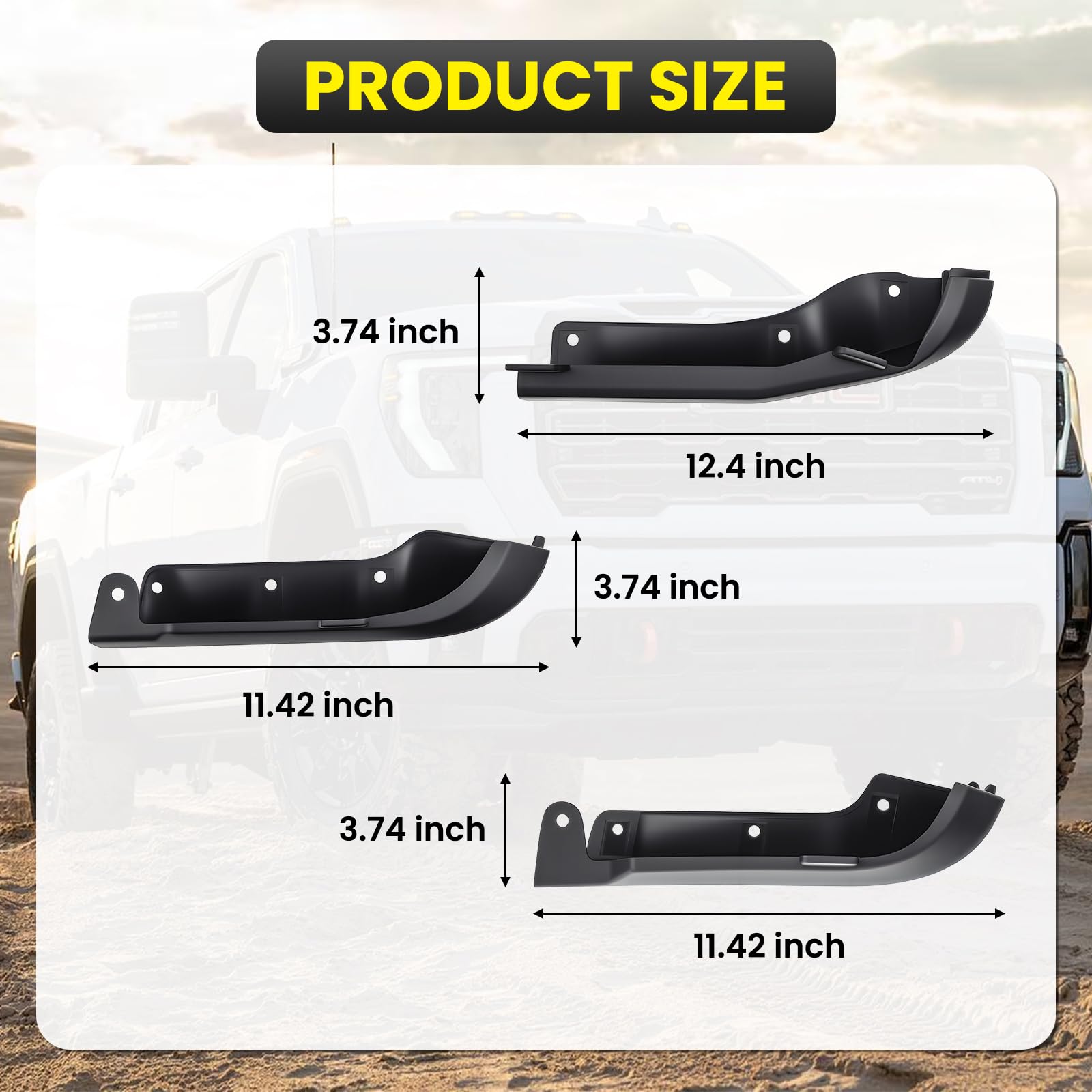 Klutchtech Sierra exterior upgrade showcases wider tire clearance for off-road use